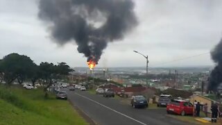 Massive explosion at oil refiner in South Africa