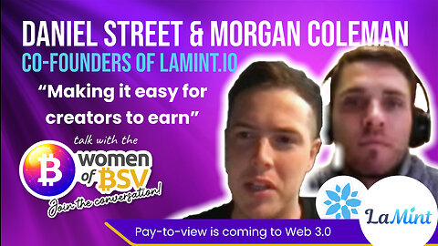 Morgan Coleman and Daniel Street - Co-Founders of La Mint - Social Media for the Content Creator #42