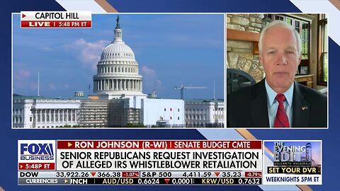 We need more whistleblowers: Sen. Ron Johnson