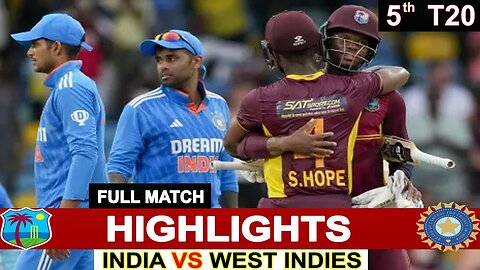 Full Highlights | India Vs West Indies 5th T20 Match Highlights |IND vs WI Highlights