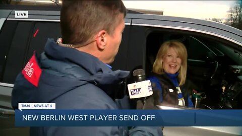 New Berlin West sends players off in style