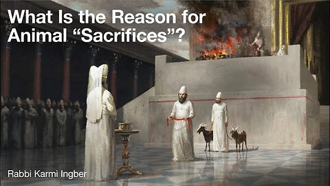 What Is the Reason for Animal Sacrifices in the Bible? - Rabbi Karmi Ingber