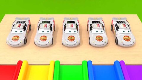 Car racing and counting video for kids