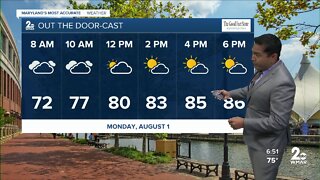 Cesar Cornejo's WMAR-2 News Forecast for Sunday Evening