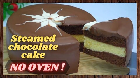 Steamed chocolate cake recipe | no oven!!!