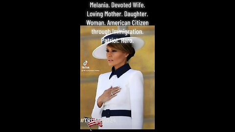 The Graceful Melania Trump Stands by President Trump so He Can Stand For Us!🇺🇸