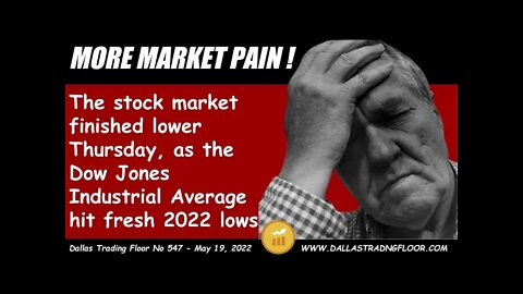 MORE MARKET PAIN !