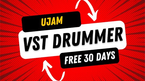 UJAM Virtual Drummer HOT 🔥 5 Drum Kits Midi Drag & Drop | VST Free for 30 Days