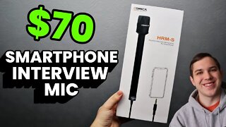 $70 Smartphone Interview Mic! Comica HRM-S Review & Test!