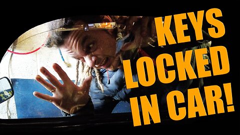 Oh No! Keys Locked In A VW Bug? How To Get In WITHOUT Causing Damage!