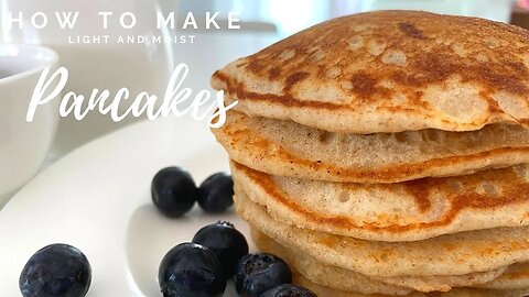 Homemade Buttermilk Pancakes Recipe from Scratch