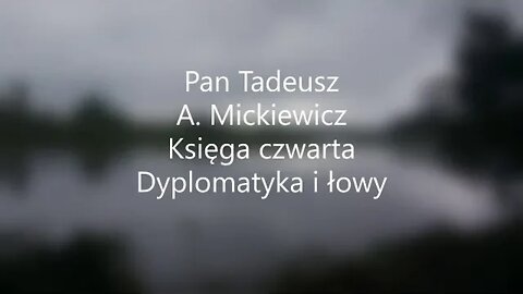 Pan Tadeusz -A.Mickiewicz Księga czwarta Dyplomatyka i łowy audiobook