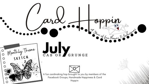 Card Hoppin’ A Year of Fun Techniques: Grunge Design