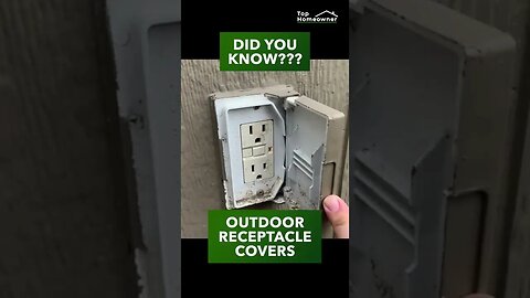 Outdoor Receptacle Covers: All You Need To Know #shorts