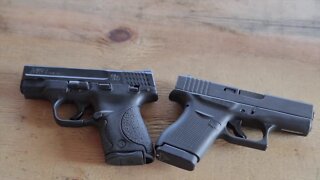 Glock 43 vs Smith and Wesson M&P Shield 9mm