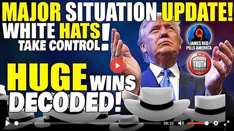 SITUATION UPDATE¡ HUGE WIN DECODED! TRUMP & WHITE HATS IN CONTROL! ART OF THE DEAL PLAYING OUT! WOW!