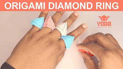 How To Make an Origami Diamond Ring - Easy And Step By Step Tutorial