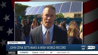 John Cena receives world record for most wishes granted through Make-A-Wish Foundation