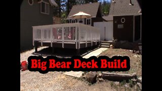 Big Bear Lake CA Cabin 16'x20' Deck Build up to code for Under $4000