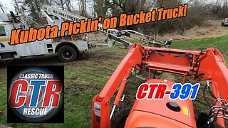 Kubota Bullyin' The Bucket Truck!