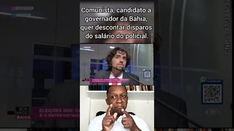 Absurdo⚠️⚠️⚠️⚠️Candidato a governador da Bahia, quer descontar disparos do salário do polícial