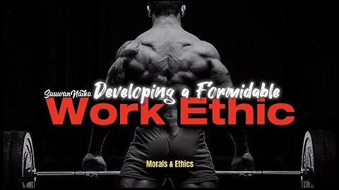Morals and Ethics | Work ethic for young people!