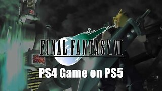 FINAL FANTASY VII PS4 Game on PS5