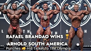 THE 2024 ARNOLD SOUTH AMERICA TOP 3-RAFAEL OLYMPIA BOUND-TONIO LOOKING FOR QUALIFICATION