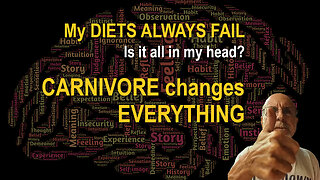 How do you get the RIGHT MINDSET for CARNIVORE? Have you FAILED on every DIET you've tried.