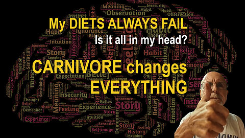 How do you get the RIGHT MINDSET for CARNIVORE? Have you FAILED on every DIET you've tried.