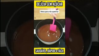 RECEITA DE DOCE FITNESS - Vídeo TikTok #Shorts