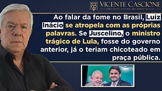 LUIZ INÁCIO É UM PRATO CHEIO DE ABSURDIDADES. JUSCELINO, MAIS UM ESCÂNDALO DO GOVERNO PETISTA.