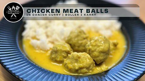 Chicken Meatballs in Danish Curry Sauce