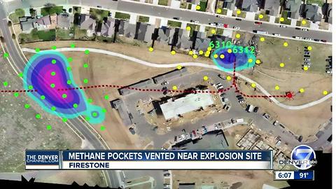 Venting systems successfully disperse two methane pockets; caution persists in Firestone