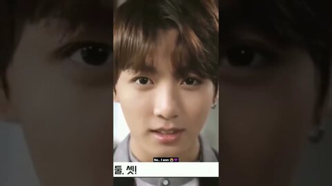 staring game with Jungkook 😍 but he... 😭😭