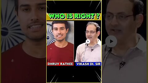 India vs Bharat || India vs Bharat || Dhruv Rathee || Vikash divyakriti ||#shorts #mahabharatdebate