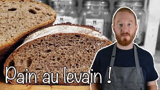 PAIN au Levain 😊 Semi COMPLET 🌾