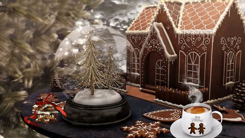 A Gingerbread Christmas /Ambience with Peaceful Christmas Music