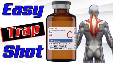 Easy TRT Trap Injection | Live Demo | Testosterone Replacement Therapy Trapezius Injection Guide