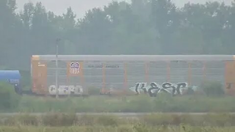 CSX Manifest Mixed Freight Train from Marion, Ohio August 22, 2022