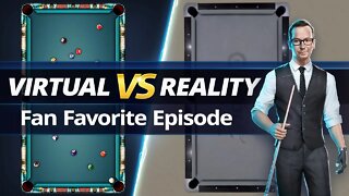 VIRTUAL VS REAL - 8-BALL POOL TRICKSHOTS - Fan Favorite!!!