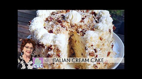 Easy Italian Cream Cake Recipe - Cake Mix Recipes for Classic Cakes