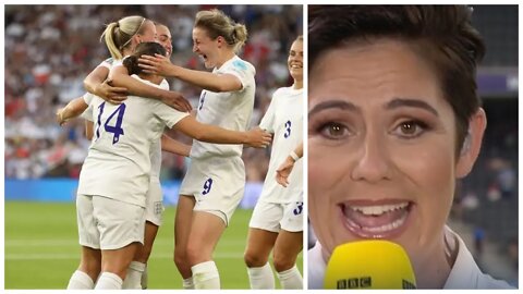 white liberal BBC woman presenter complains that england women footbal team is too much white