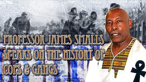 🎤Professor James Smalls Speaks On The History Of 👮🏻‍♂️Cops & Gangs🩸🔵