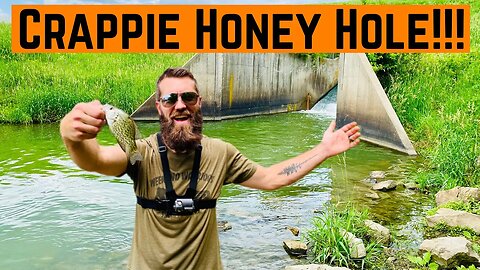 Fishing SPILLWAY For CRAPPIE!!! (Unexpected Honey Hole)