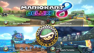 Mario Kart 8 Deluxe 150cc Shell Cup 150cc Playthrough (Nintendo Switch)