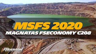 FSEconomy: Represa em Mooney - Montana com Caravan 208