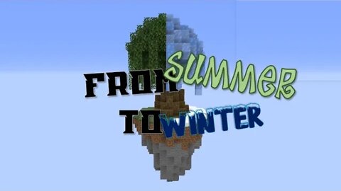 Minecraft From Summer to Winter Parkour