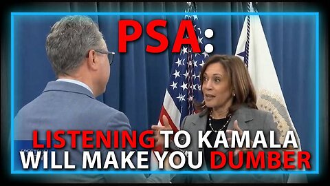 Owen Shroyer: Listening To Kamala Harris May Lower Your IQ by 30 Points - 4/5/24