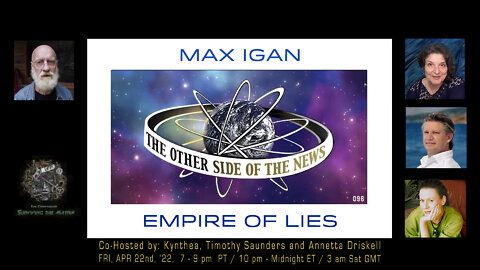 MAX IGAN – EMPIRE OF LIES © TOSN 96 - 4.22.2022